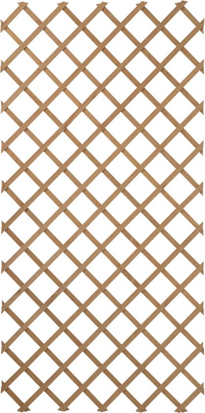 Nature Houten klimrek (bruin) 1 x 2m FSC