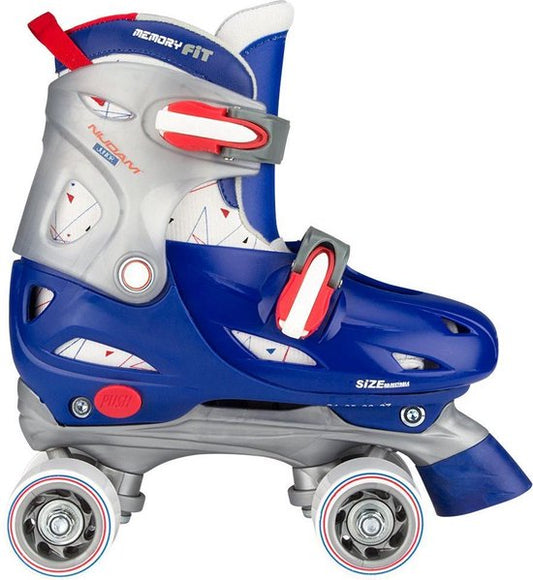Nijdam Rolschaatsen Verstelbaar Roller Rage Blauw Maat 27-30