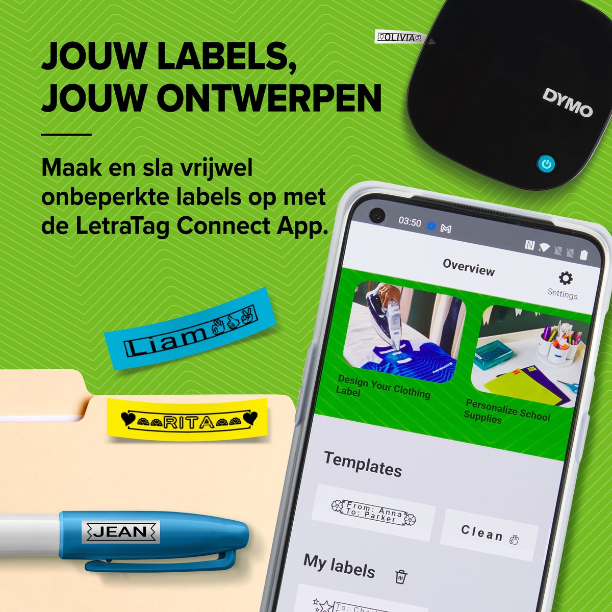 DYMO LetraTag 200B labelprinter met bluetooth