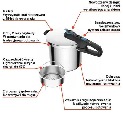 Tefal TRENDY+ Snelkookpan