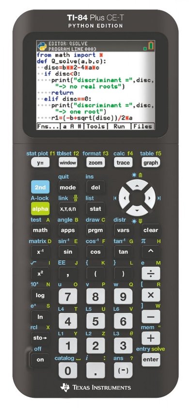 Texas Instruments TI-84 Plus CE-T Python Edition