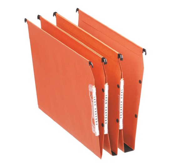 Esselte Orgarex Dual Laterale Hangmap A4 Oranje