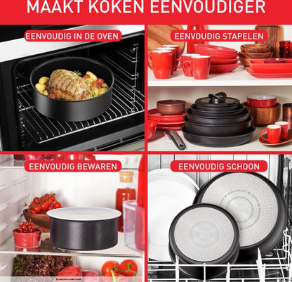 Tefal Ingenio Unlimited Steelpan Ø20 cm Zonder Handgreep