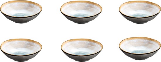 Medard de Noblat Shadow Aqua Grote kom 15.2 cm 6 delig