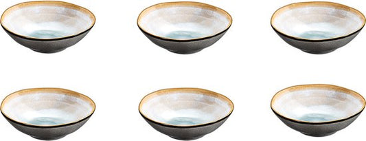 Medard de Noblat Shadow Aqua Grote kom 15.2 cm 6 delig