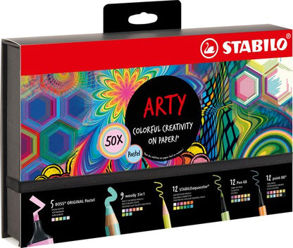 STABILO BOSS ORIGINAL Creative ARTY Mix Set In Luxe Box