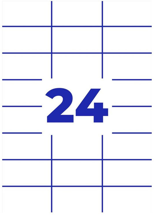 Avery witte etiketten QuickPeel 70 x 37 mm