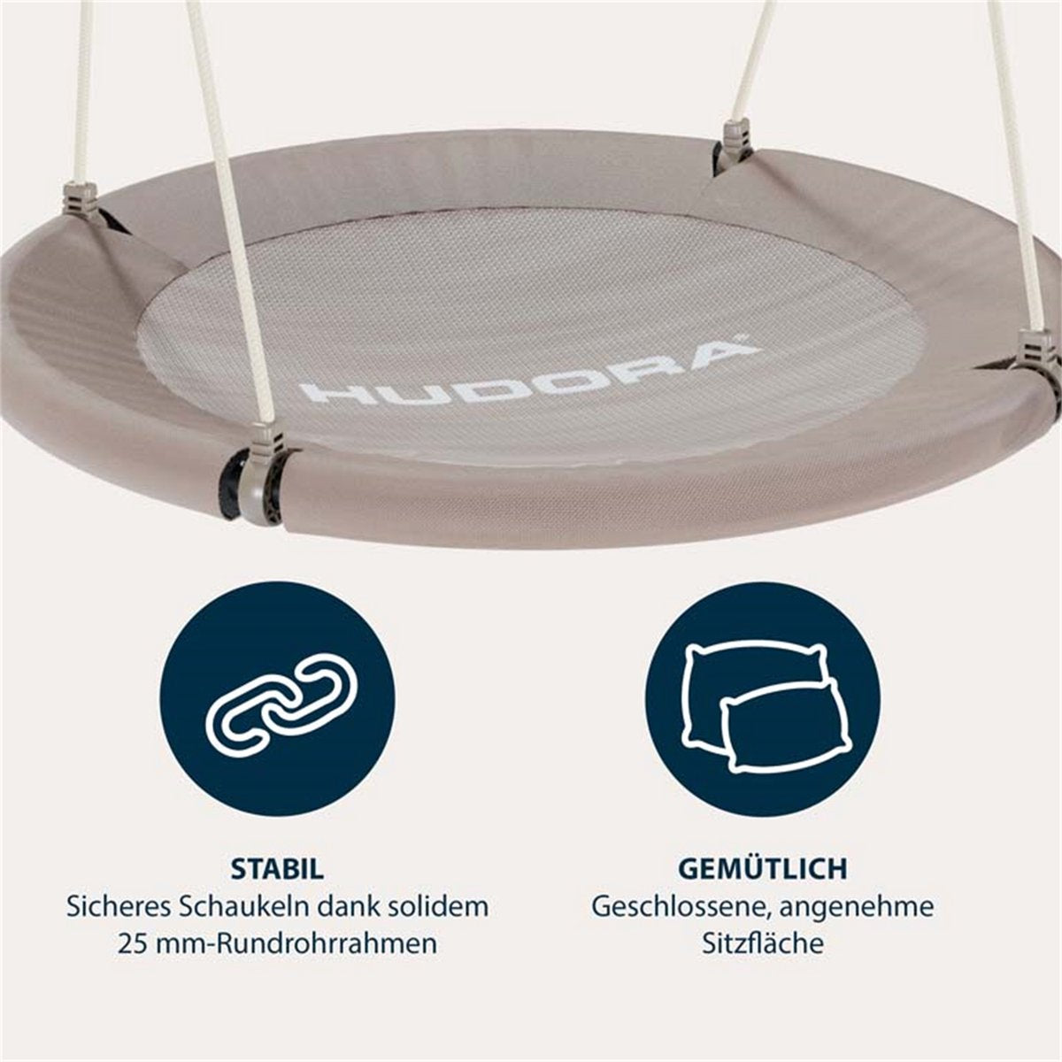 HUDORA Nestschommel Lounge 90 - Sand