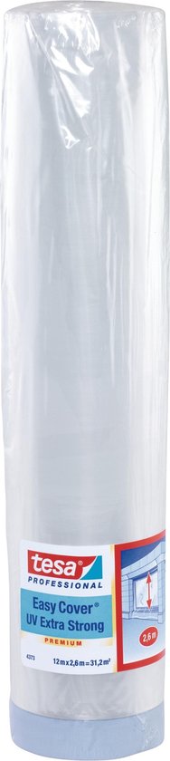 Tesa easy cover folie UV extra strong - 12 meter x 2,60 meter