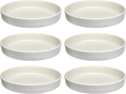 Leonardo Roma bord diep 20cm creme - set/6