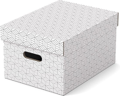 Esselte Home Middelgrote Opbergdoos met Deksel, Set van 3 Stuks