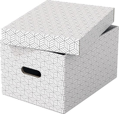 Esselte Home Middelgrote Opbergdoos met Deksel, Set van 3 Stuks