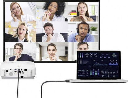 Renkforce HDMI / DisplayPort Anslutningskabel 1.00 m