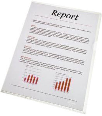 Esselte L-formige mappe A4 transparant