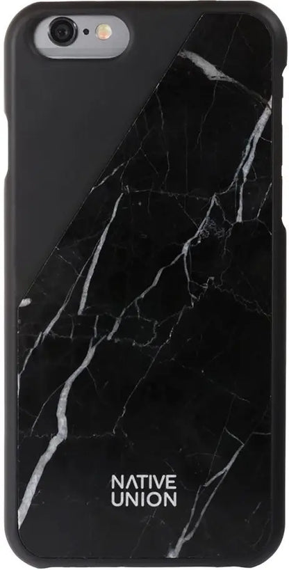Native Union Clic Marble case zwart - iPhone 6/6s