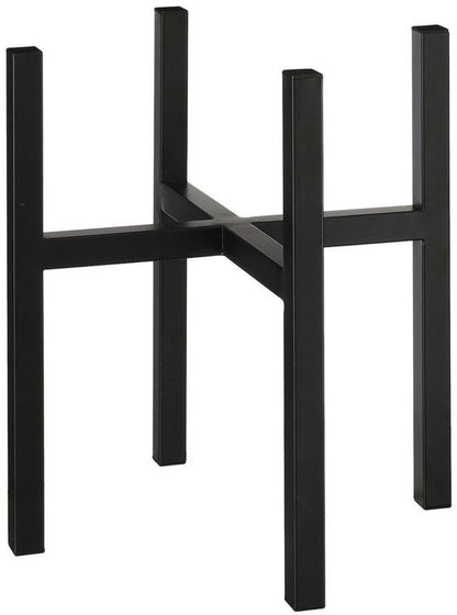 Mica Decorations bloempot plantenpot standaard zwart