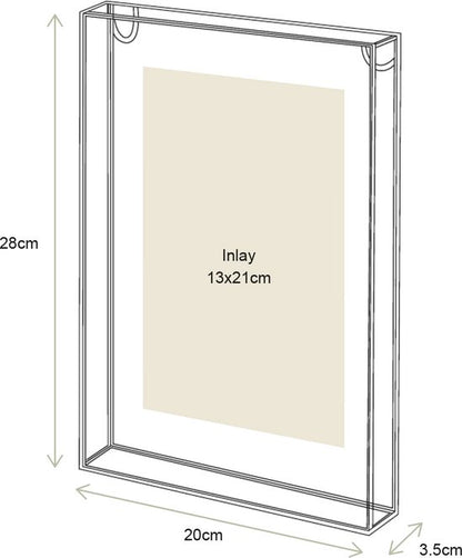 vtwonen Basic Fotolijst Goud Metaal 20x28x3,5cm