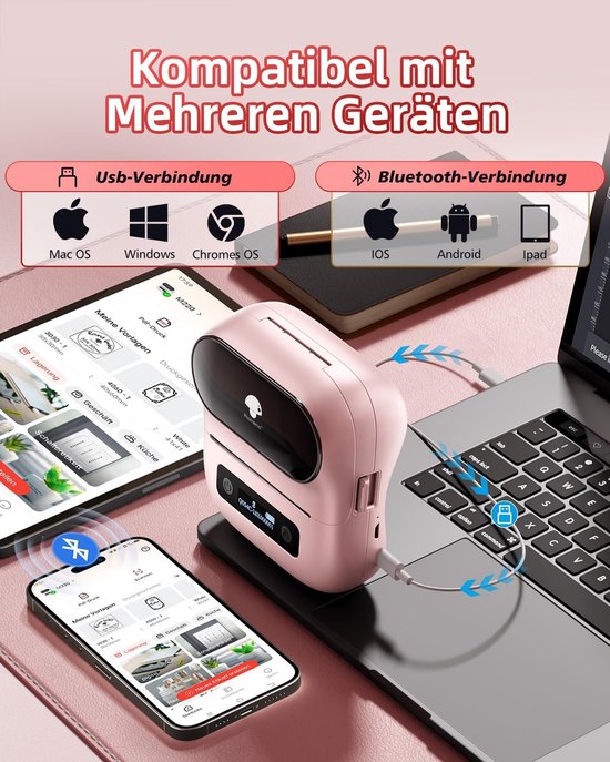 Phomemo M220 Bluetooth Labelprinter