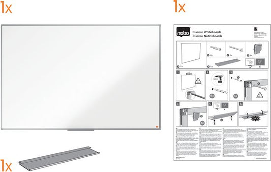 Nobo Essence Magnetisch Whiteboard Set 90x60cm