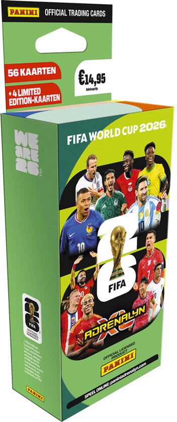 PANINI Adrenalyn XL ruilkaartenset 7 pakjes
