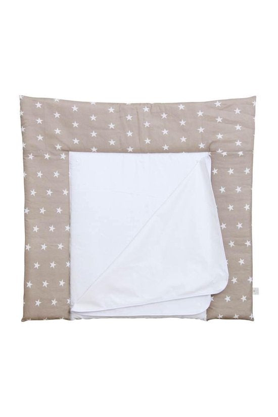 Polini Baby Aankleedkussen Sterren Beige 77x72