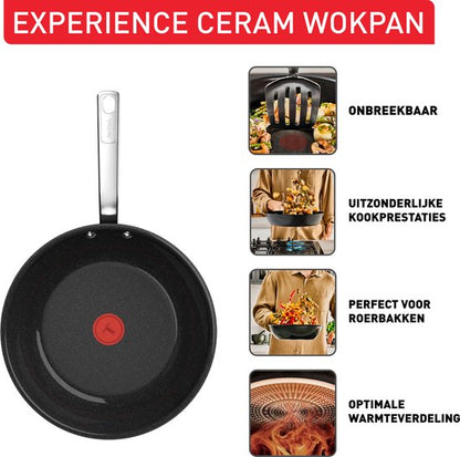 Tefal Experience Ceram Keramische Wokpan Ø28 cm
