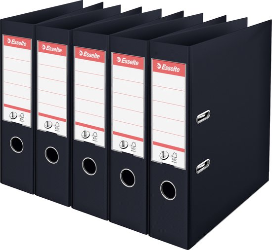 Esselte Nr.1 Vivida Ordner Rugbreedte 75 mm Zwart