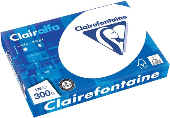 Clairefontaine Clairalfa Presentatiepapier A4 300 grams 125 vel
