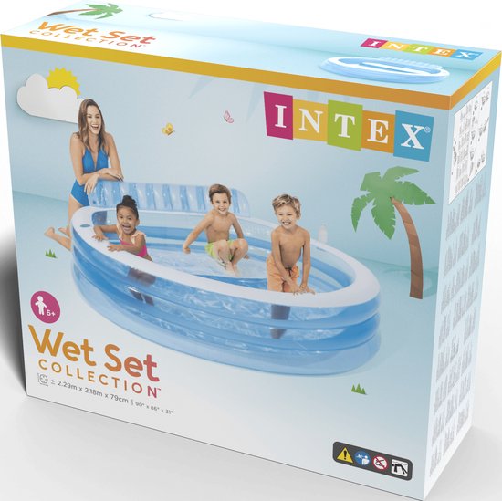 Intex Opblaaszwembad Familie Lounge