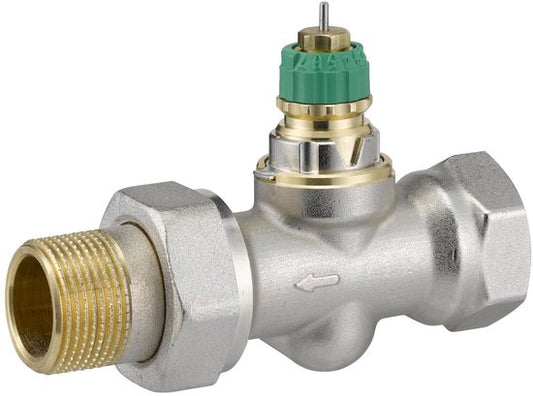 Danfoss Dynamic Valve thermostatische radiatorafsluiter recht 3/4"