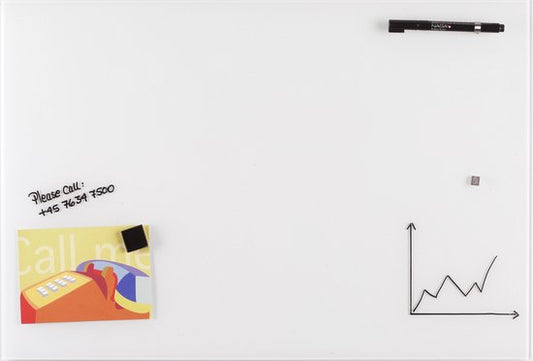 Naga magnetische glazen whiteboard 40x60 cm
