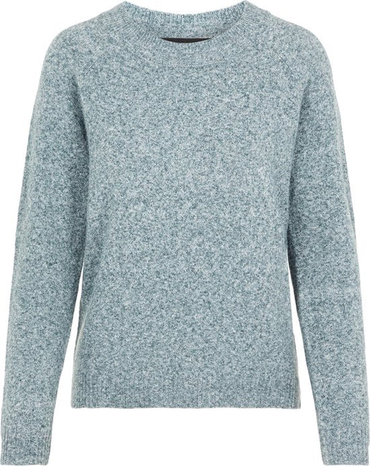 Vero Moda Vmdoffy Ls O-neck Blouse Sea Moss Dames S