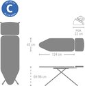Brabantia Strijkplank C - voor Stoomgenerator - 124x45cm - Fresh breeze