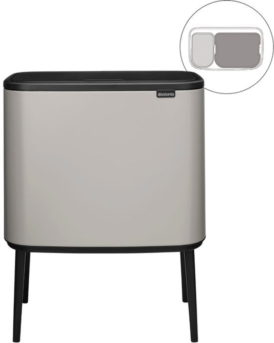 Brabantia Bo Touch Bin Prullenbak - 11 + 23 liter