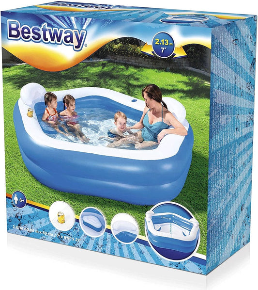 Bestway Vijfhoekig Familiezwembad 213x207x69 cm