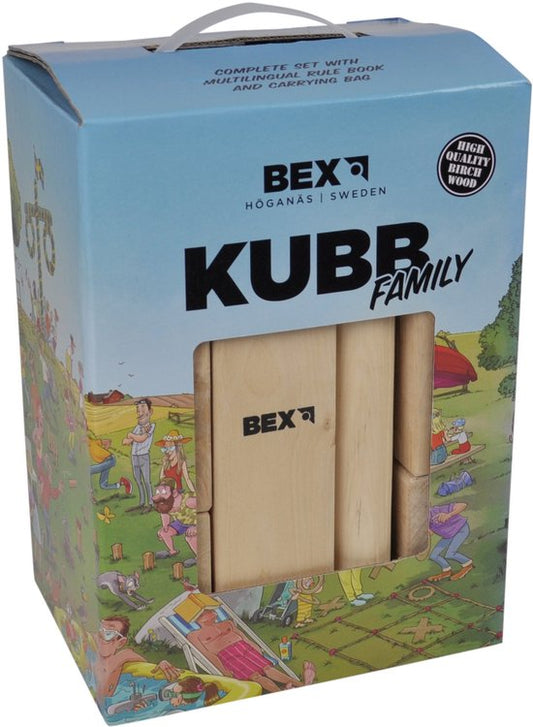 Bex Kubb Family Zweeds Vikingschaak