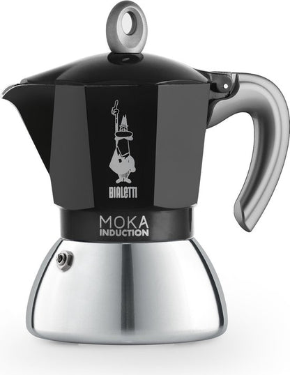 Bialetti Moka Induction Zwart Percolator 4 kops 150 ml