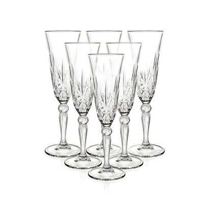 RCR Melodia Champagne flutes - 16 cl - 6 stuks