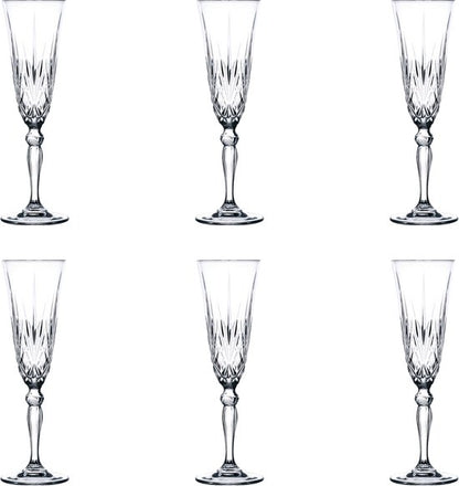 RCR Melodia Champagne flutes - 16 cl - 6 stuks