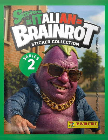 Panini Skifidol Italian Brainrot Sticker 2 - Ecoblister