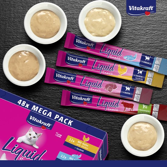 Vitakraft Liquid Snack Big Pack á 48st