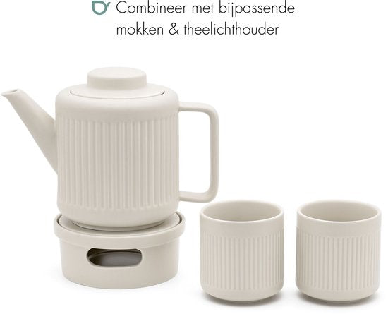 Bredemeijer Silhouet Skagen Theepot Wit 1,2 L
