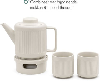 Bredemeijer Silhouet Skagen Theepot Wit 1,2 L