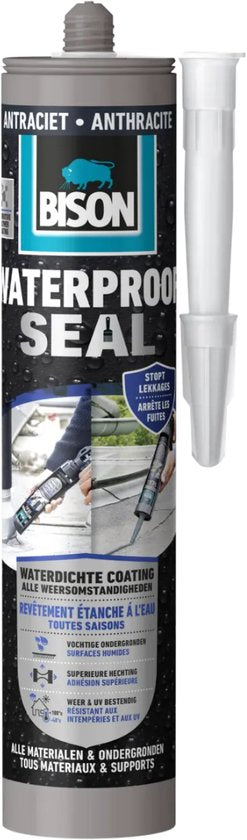 Bison Waterproof Seal antraciet koker 290 ml