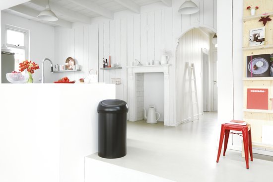 Brabantia Touch Bin Prullenbak - 60 liter - Matt Black