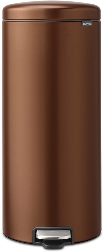 Brabantia NewIcon Prullenbak - 30 liter - Warm Bronze