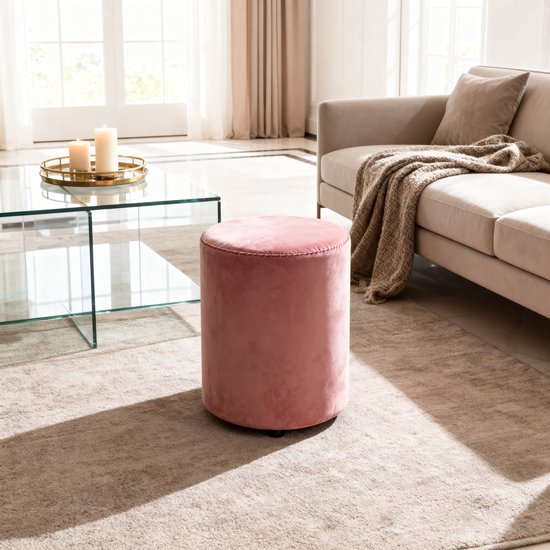 Arti Casa Poef Rond Velvet