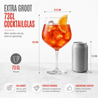 Alpina Cocktailglazen 4 Stuks
