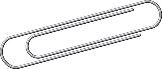 Kangaro paperclips 75 mm rond 100 stuks verzinkt