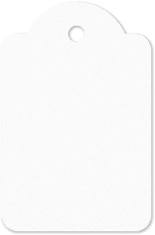 Kangaro draadetiket 28x43mm wit doos a 250 stuks